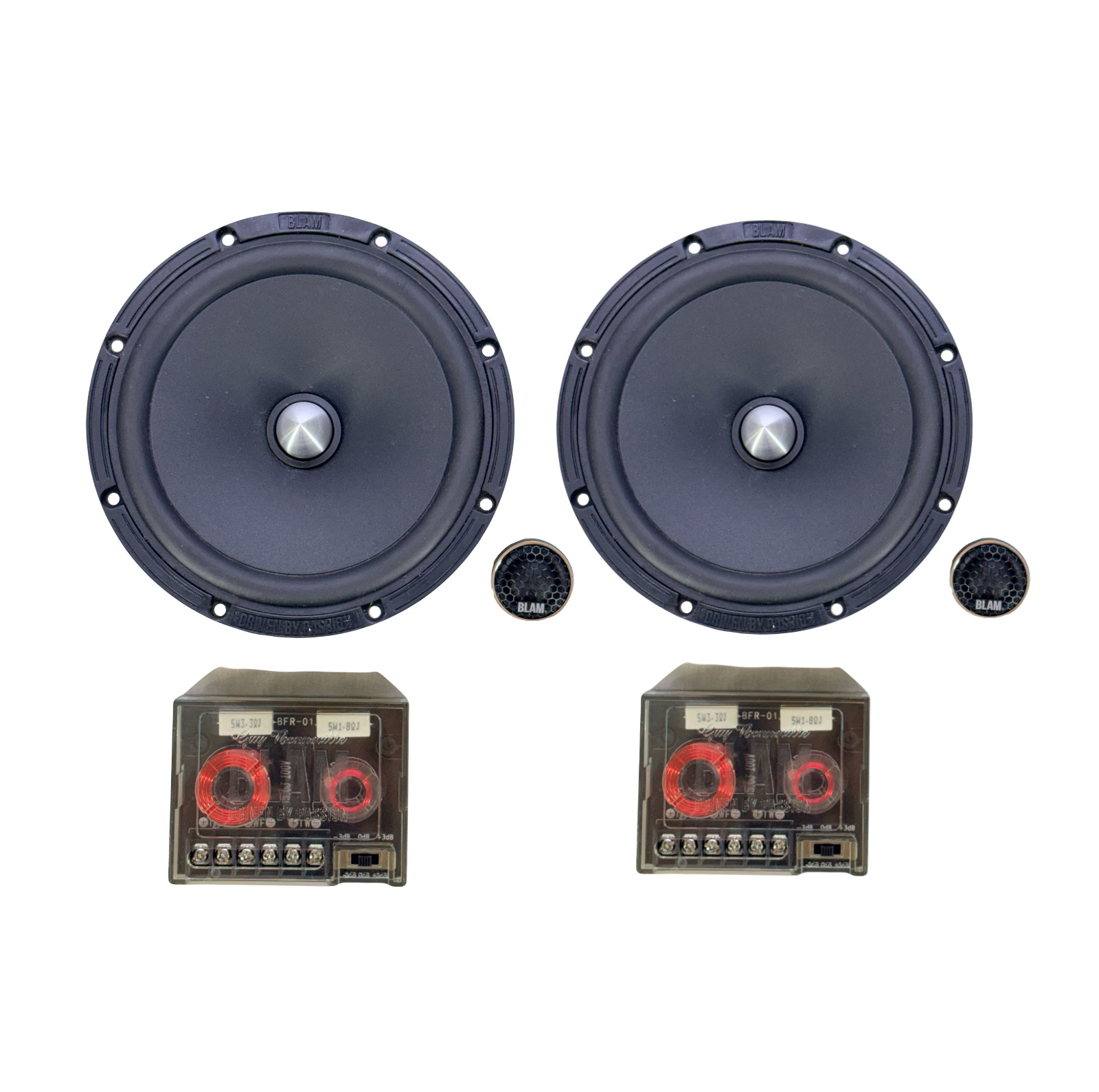 کامپوننت درب جلو و عقب خودرو بلم مدل BLAM AUDIO Relax 165rx سایز 6.5 اینچ بسته 6 عددی