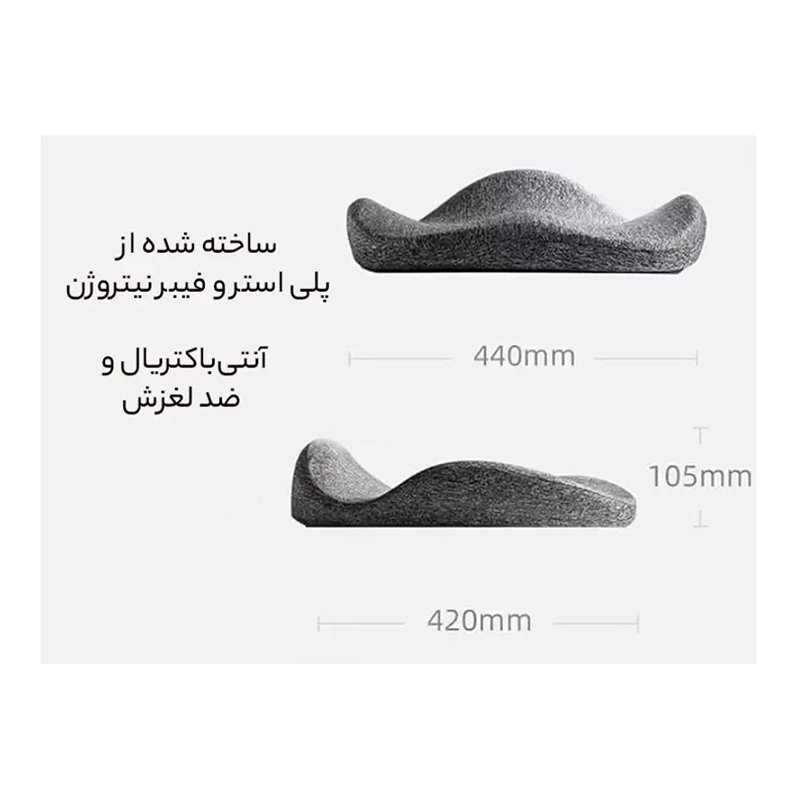 زیرنشیمنی طبی لباند مدل LB-SE002 سایز 44*42*10.5 سانتی متر
