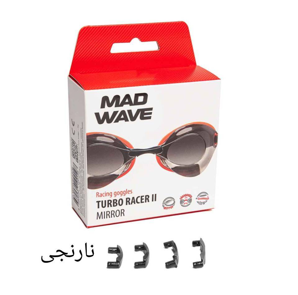 عینک شنا حرفه ای بزرگسال مد ویو مدل Turbo Racer Mirror