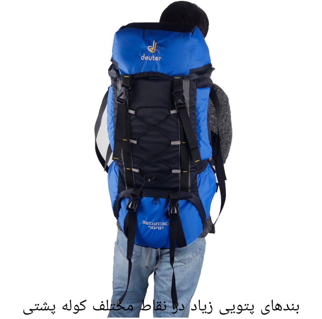 کوله پشتی کوهنوردی 60 لیتری مدل Jdoo-dtr