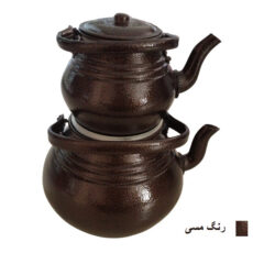 کتری سفری مدل توپی به همراه قوری