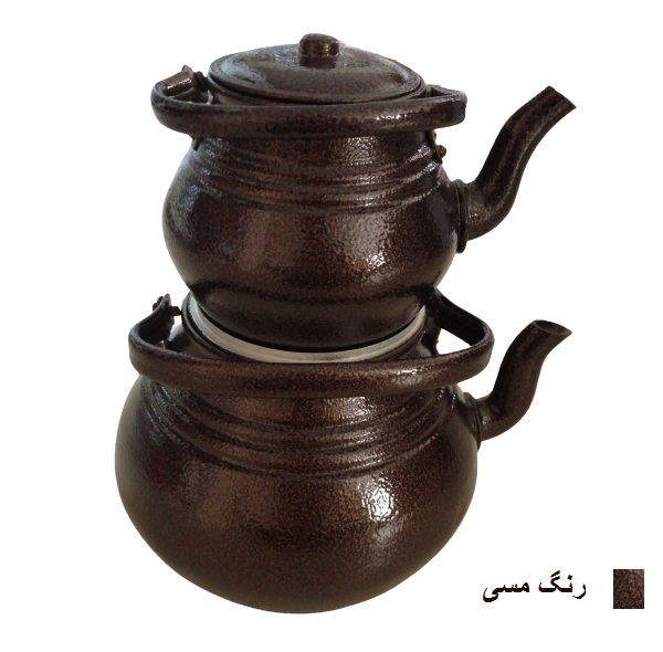 کتری سفری مدل توپی به همراه قوری