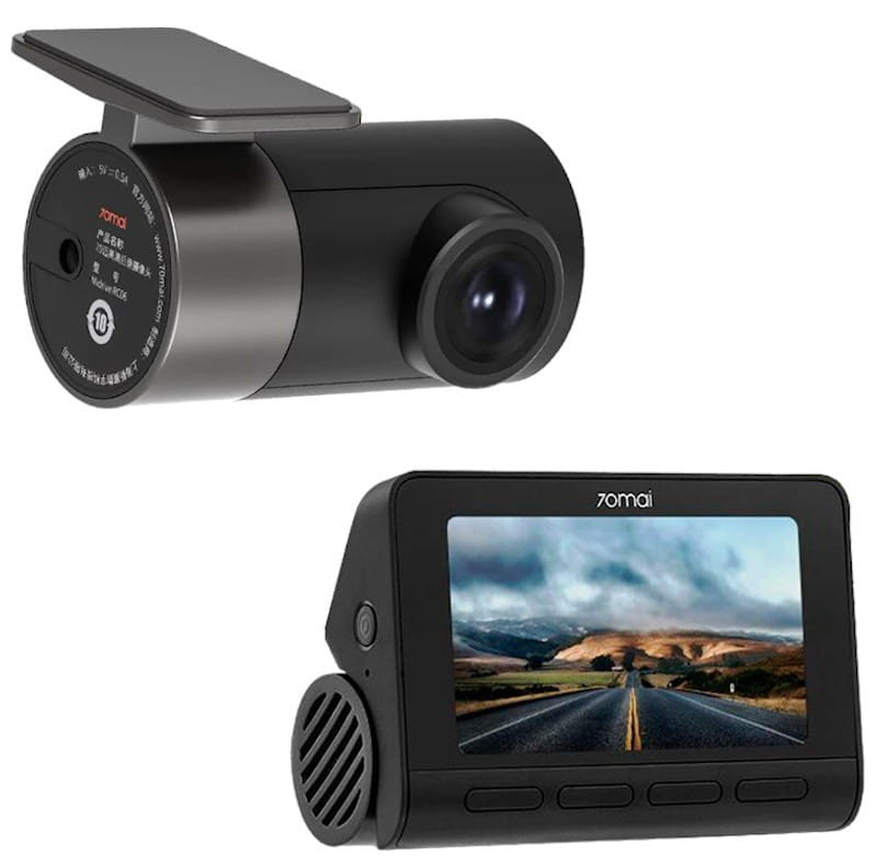 : دوربین فیلم برداری خودروی سوِنتی مِی مدل 70Mai Dash Cam Set A810 دوربین جلو به همراه دوربین عقب