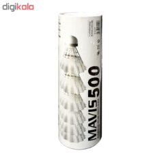 توپ بدمینتون لونکس مدل MAVIS 500 بسته 6 عددی