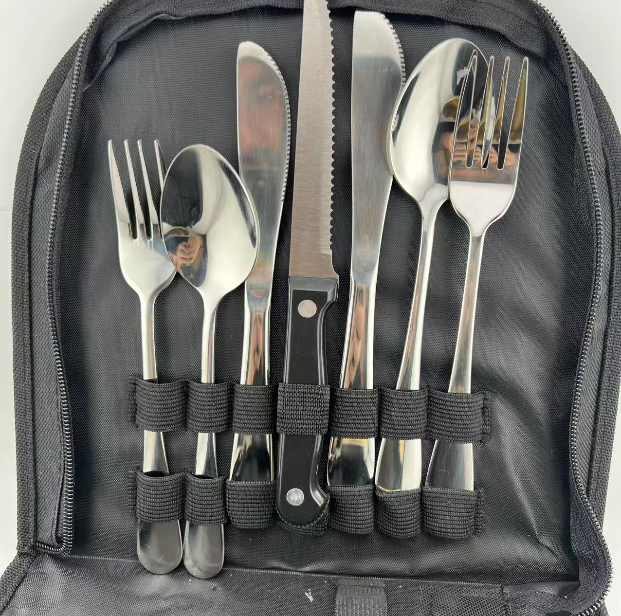 مجموعه ظروف سفری 2 نفره کد Stainless steel