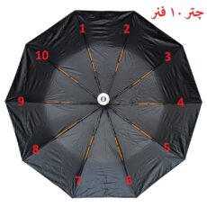 چتر 10 پره مدل دسته آر-آر دوبل وان قطر 116 سانتی‌متر