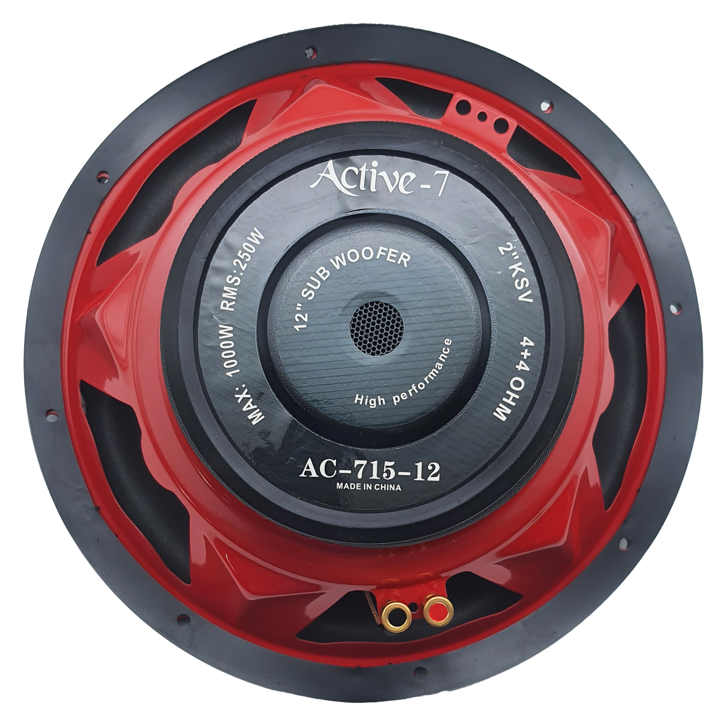 ساب ووفر پشت خودرو اکتیو سون مدل AC-715-12 سایز 12 اینچ