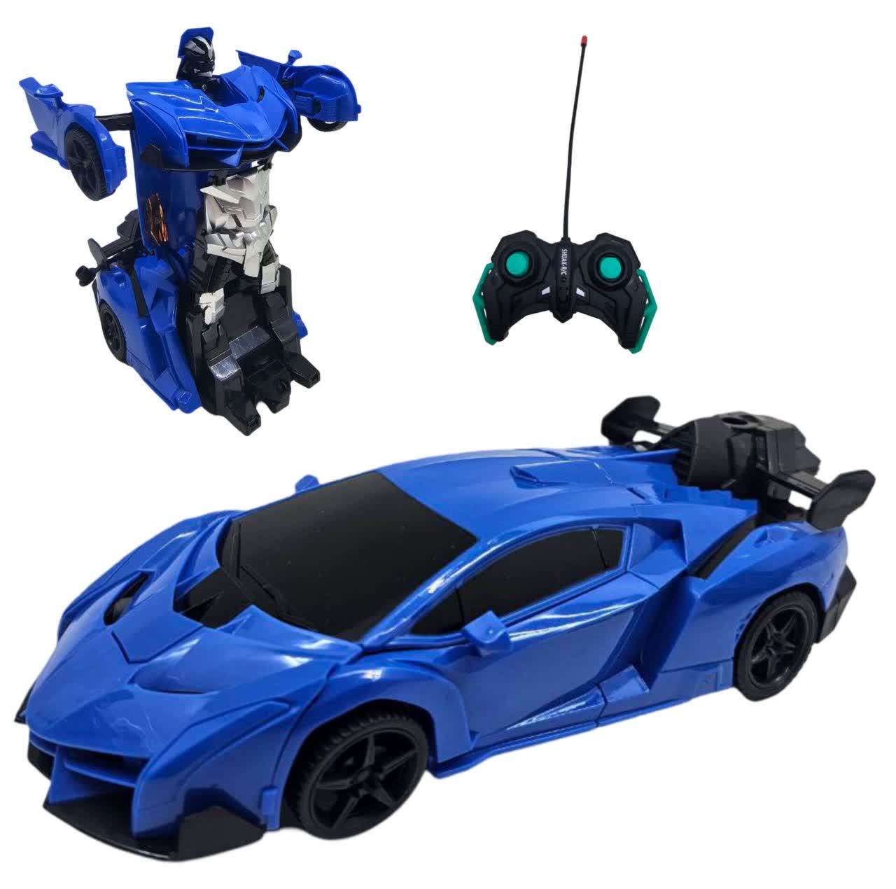 ماشین بازی کنترلی ناب سل مدل لامبورگینی شارژی تبدیل شونده دودزا چراغدار کد Lamborghini rechargeable remote control game machine with smoke and lights