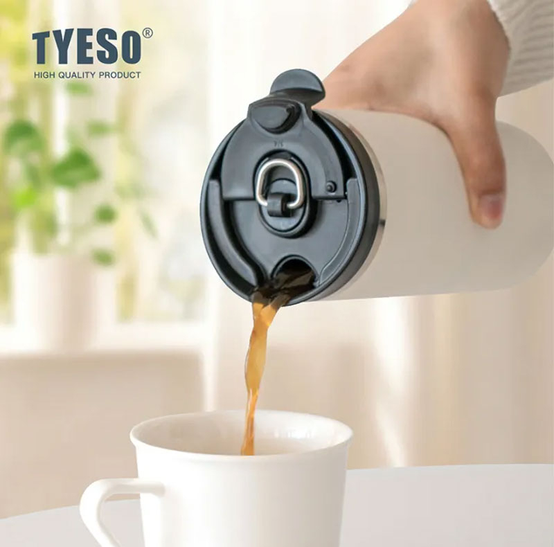 تراول ماگ تایسو مدل فرنچ پرس دار گنجایش 0.75 لیتر
