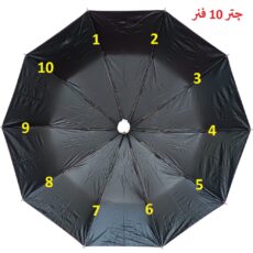 چتر 10 پره مدل دسته آینه ای قطر 116 سانتی‌متر
