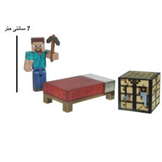 اکشن فیگور مدل Minecraft OverWorld Survival مجموعه 6 عددی