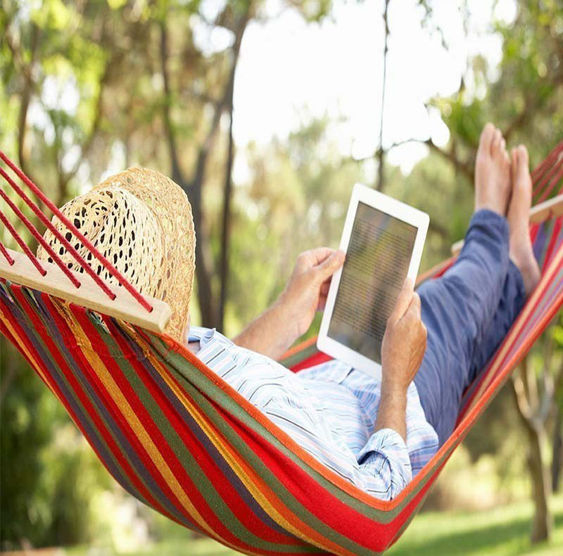 تخت آویز ننو مدل تک نفره کنفی