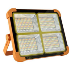 چراغ روشنایی مدل پروژكتور شارژی و خورشيدی 200w