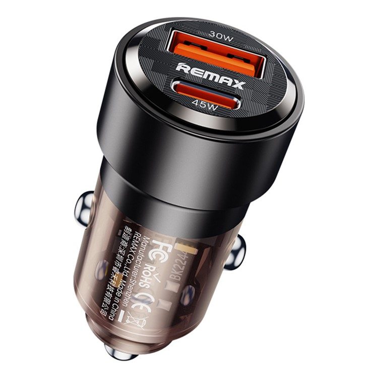 شارژر فندکی 75 وات دو پورت ریمکس مدل RCC 360
