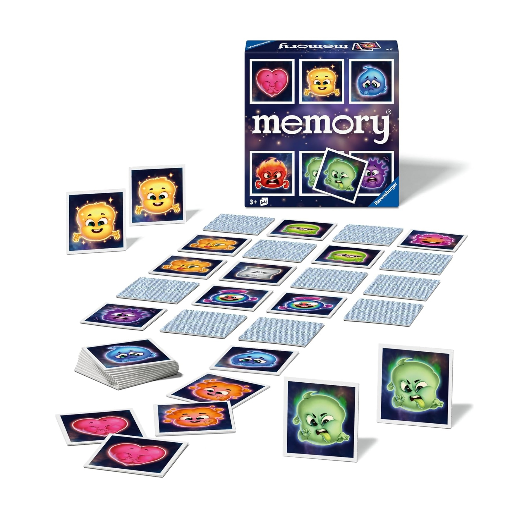 بازی فکری راونزبرگر مدل Memory Emotions کد 23487 مناسب برای 3 سال به بالا