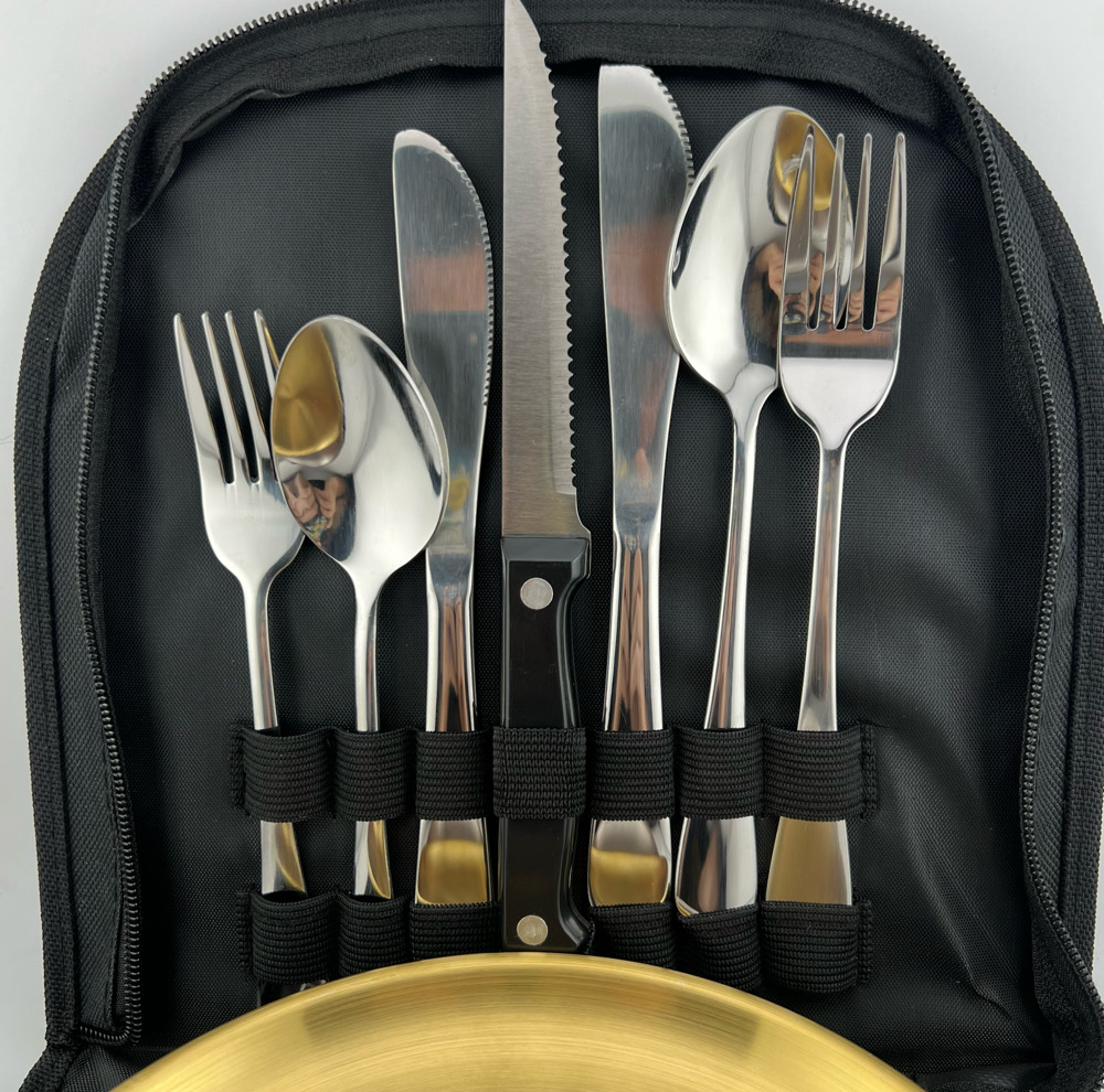 مجموعه ظروف سفری 2 نفره کد Stainless steel