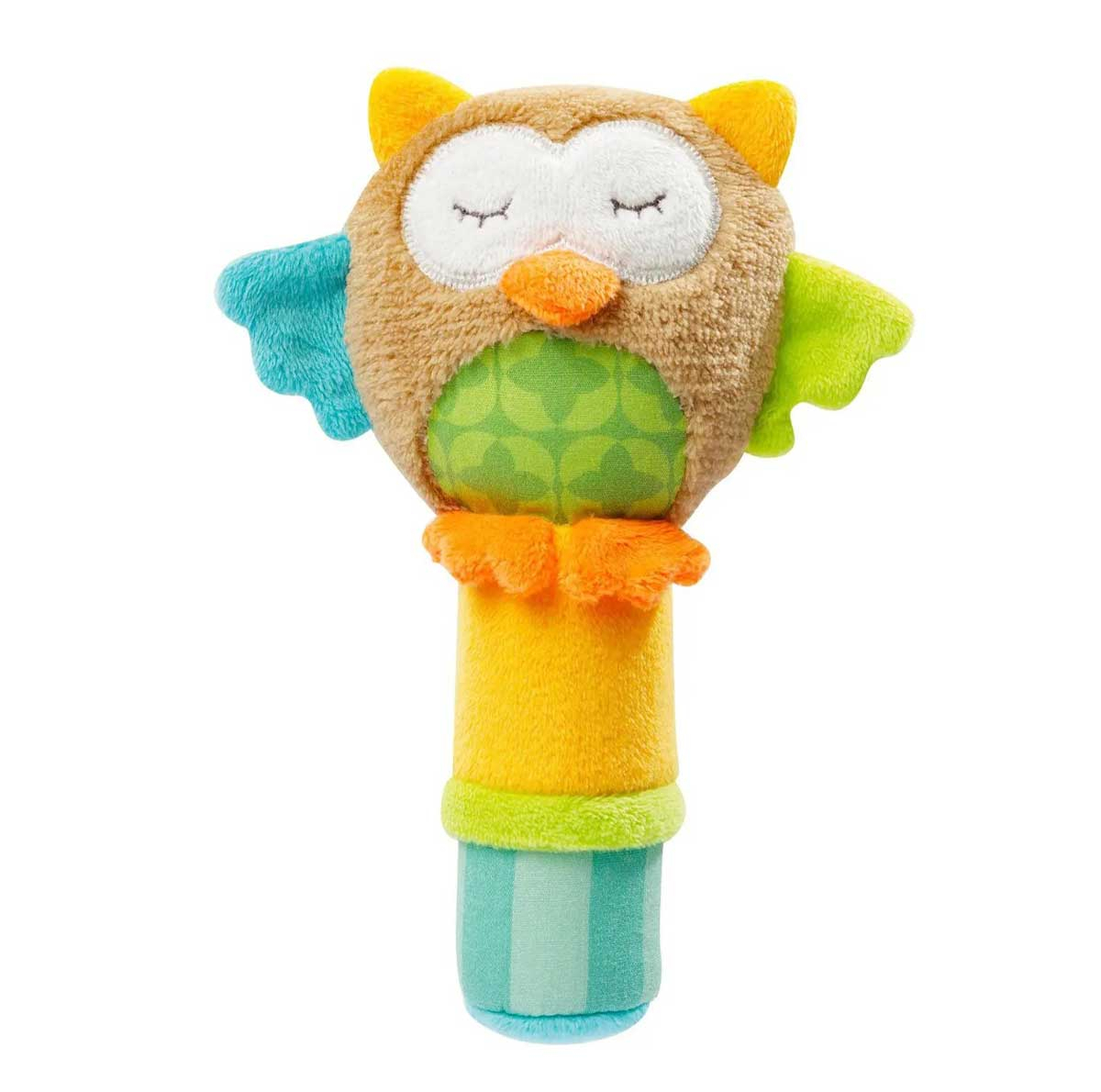 جغجغه طرح سوسیسی مدل JJOVCE baby owl