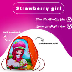 چادر بازی مدل توت فرنگی کد NGVN-N-02
