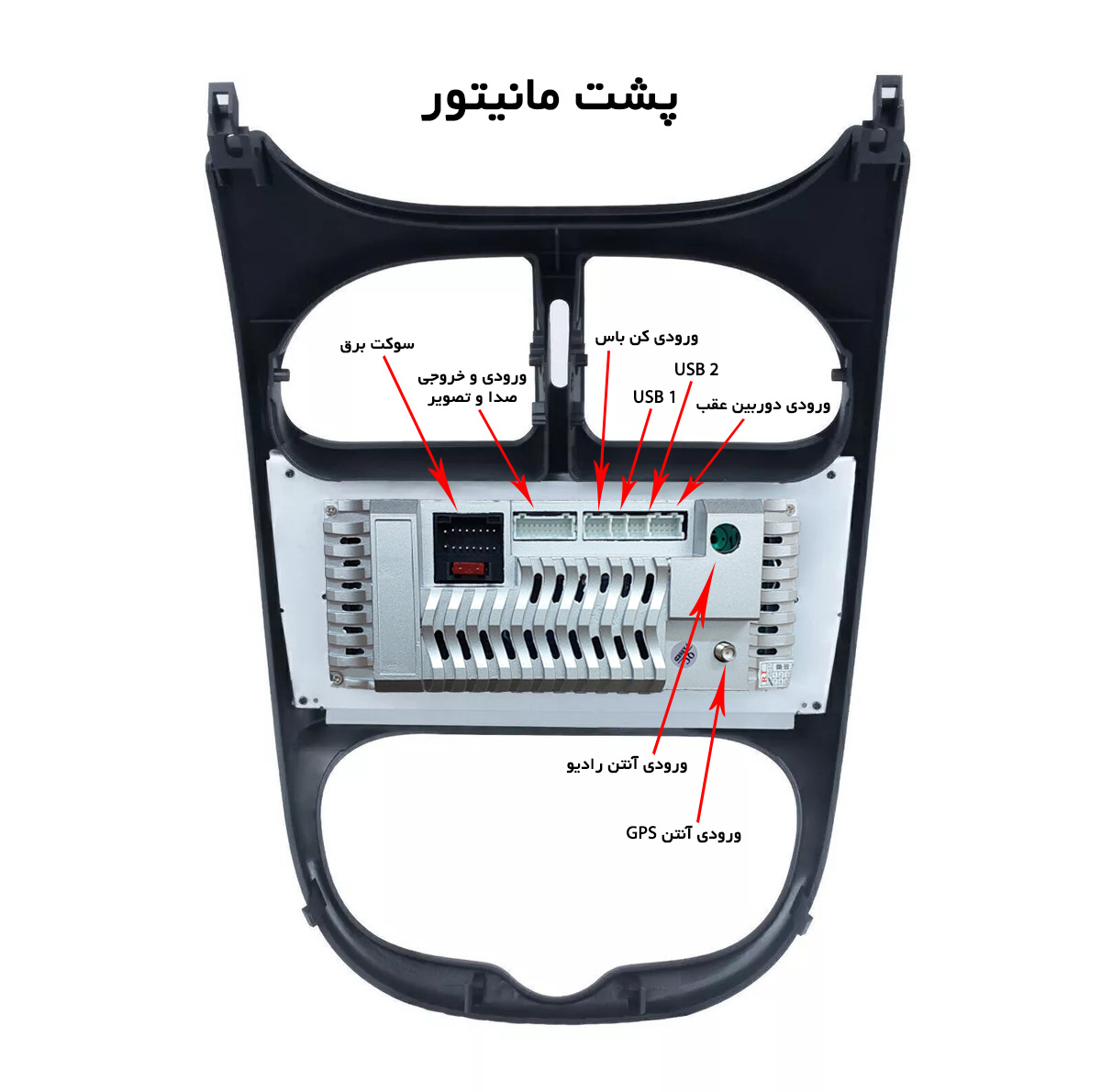 پخش کننده تصویری خودرو مدل 2+32 مناسب برای پژو 206