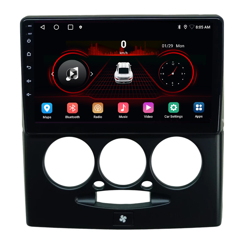پخش کننده تصویری خودرو کاروین مدل V800 pro مناسب برای پراید 132