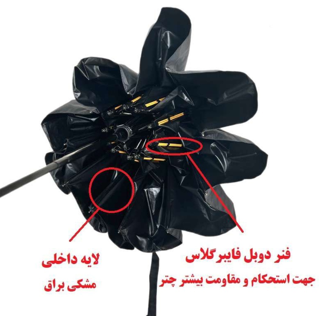 چتر مدل چراغدار n009