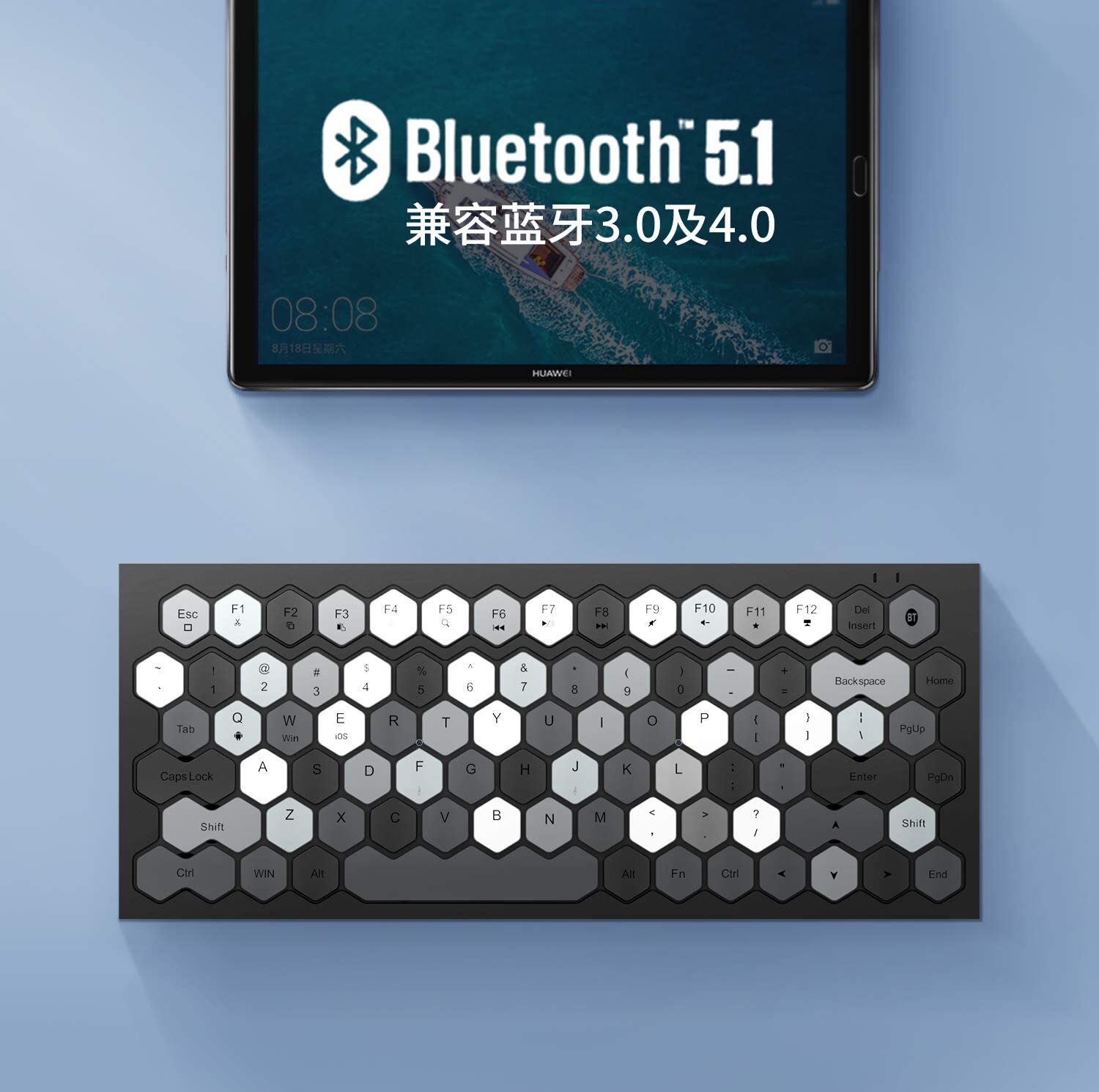 کیبورد مافی مدل Phoenix SK-658BTW