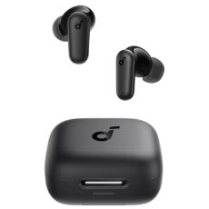 هدفون بلوتوثی انکر مدل Soundcore P30i با نویز کنسلینگ فعال (ANC)، درگاه شارژ USB Type-C، دارای 4 میکروفون با فناوری هوش مصنوعی، مجهز به دکمه لمسی و نشانگر LED مقاوم در برابر رطوبت و گردوغبار