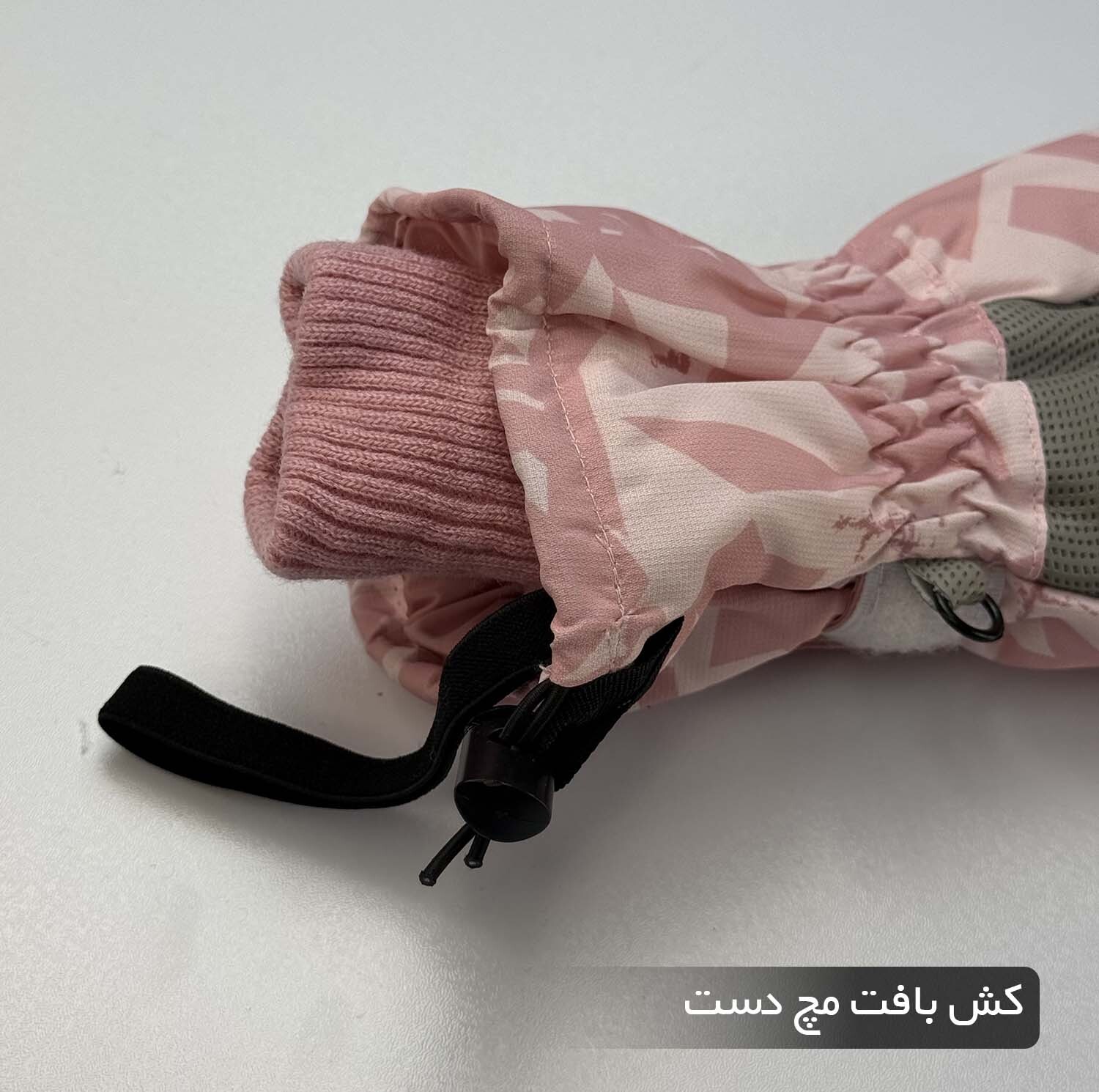 دستکش اسکی اسکینگ مدل دو پوش کد 1967 مناسب برای خانمها