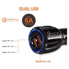 شارژر فندکی مدل fast car charger