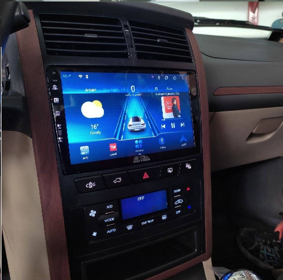 مانیتور اندروید ریمکس مدل s200 Plus مناسب برای پژو پارس داشبورد جدید