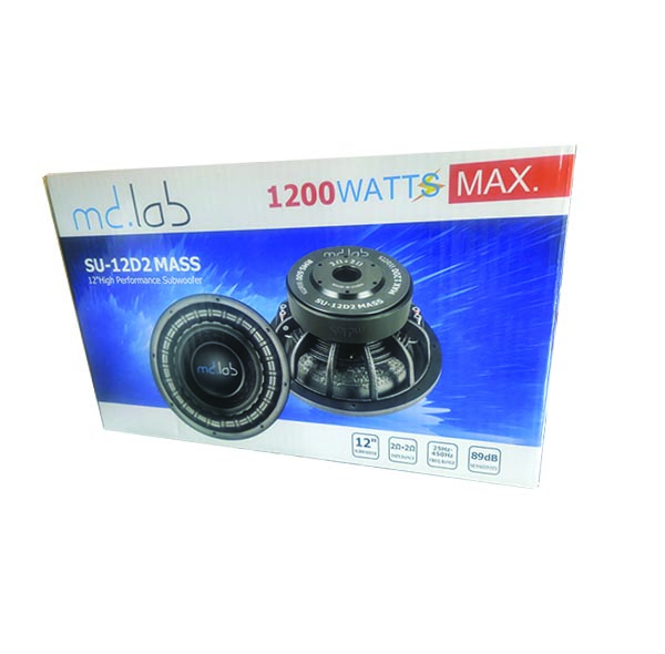 ساب پشت خودرو ام دی لب مدل SU-12D2MASS سایز 12 اینچ