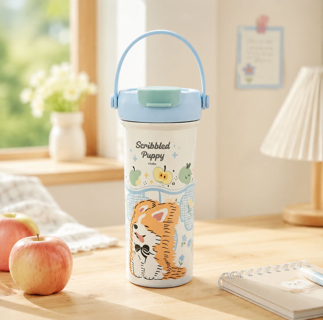 تراول ماگ مدل Scribbled Puppy طرح سگ کارتونی گنجایش 0.55 لیتر