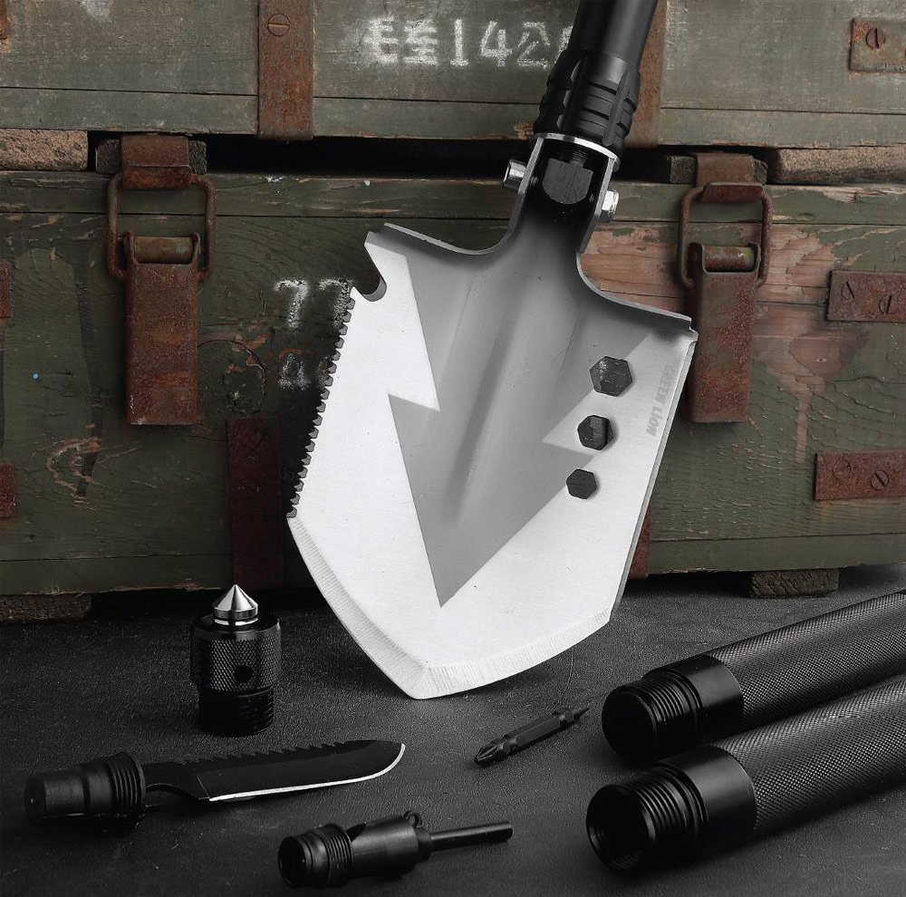ابزار چندکاره سفری گرین لاین مدل Multi Shovel