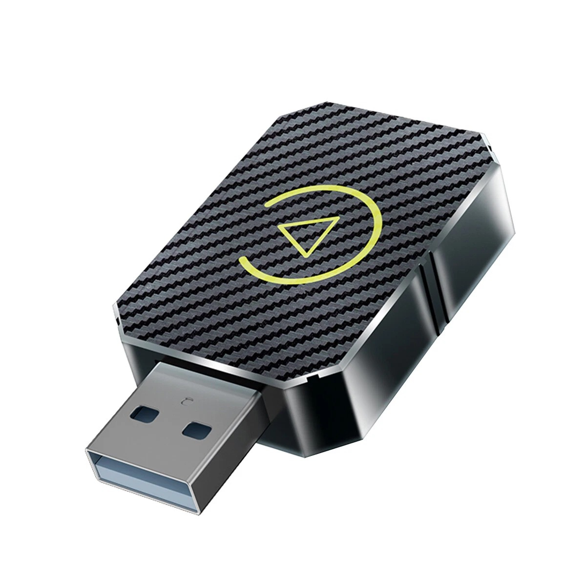 کارپلی و اندروید اتو مدل Wireless CarPlay/Android Auto Q1M به همراه مبدل USB به USB-C