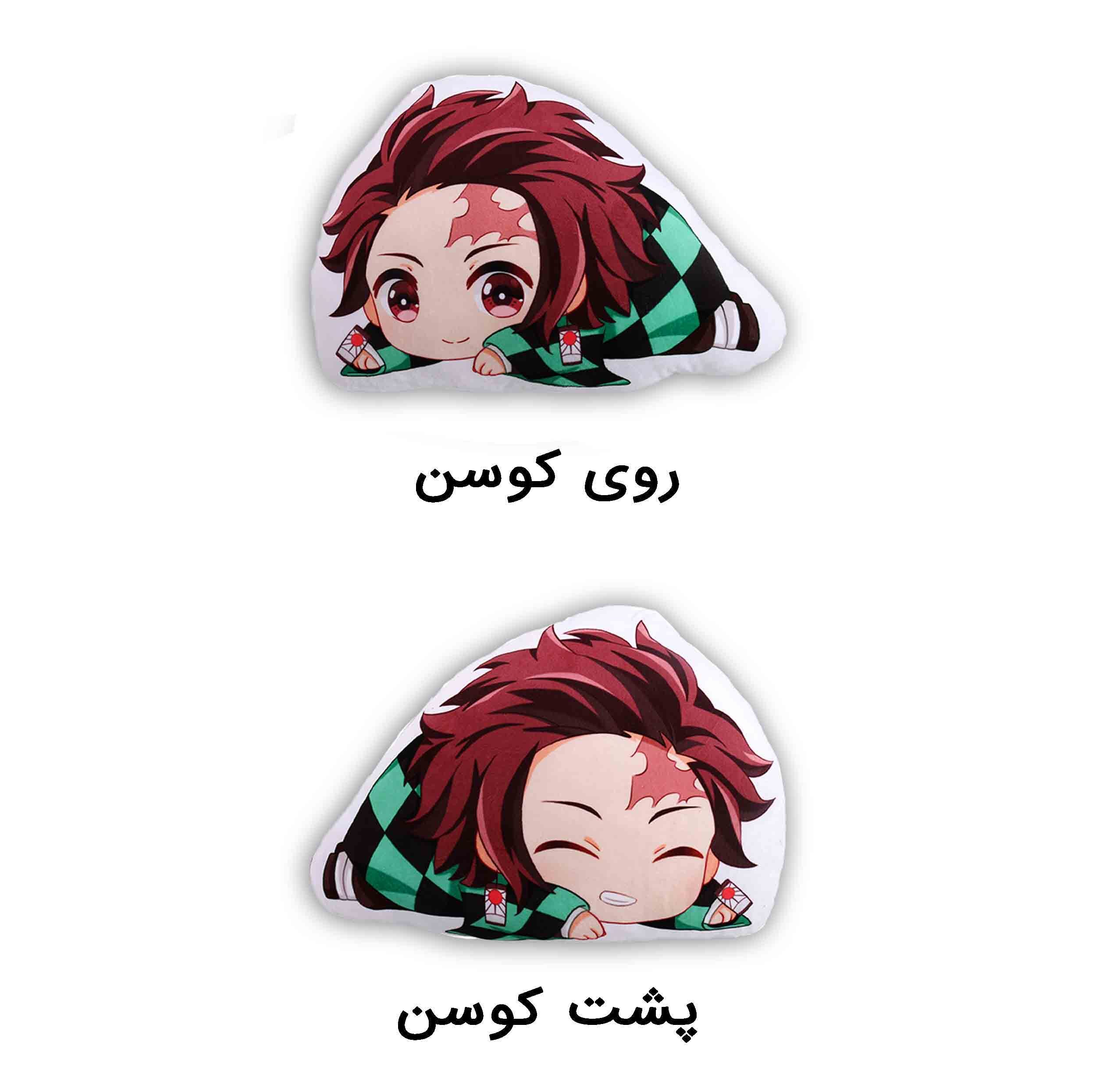 کوسن کودک مدل عروسکی انیمه شیطان کش تانجیرو کد Demon Slayer 019