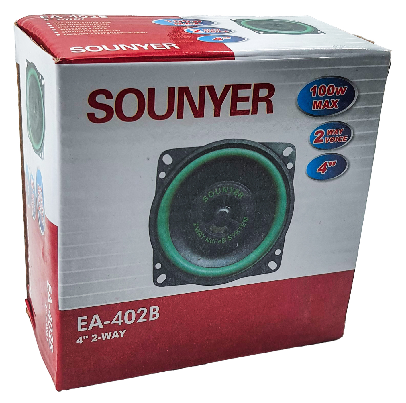 اسپیکر پشت و جلوی خودرو سونیر مدل EA-402 B سایز 4 اینچ