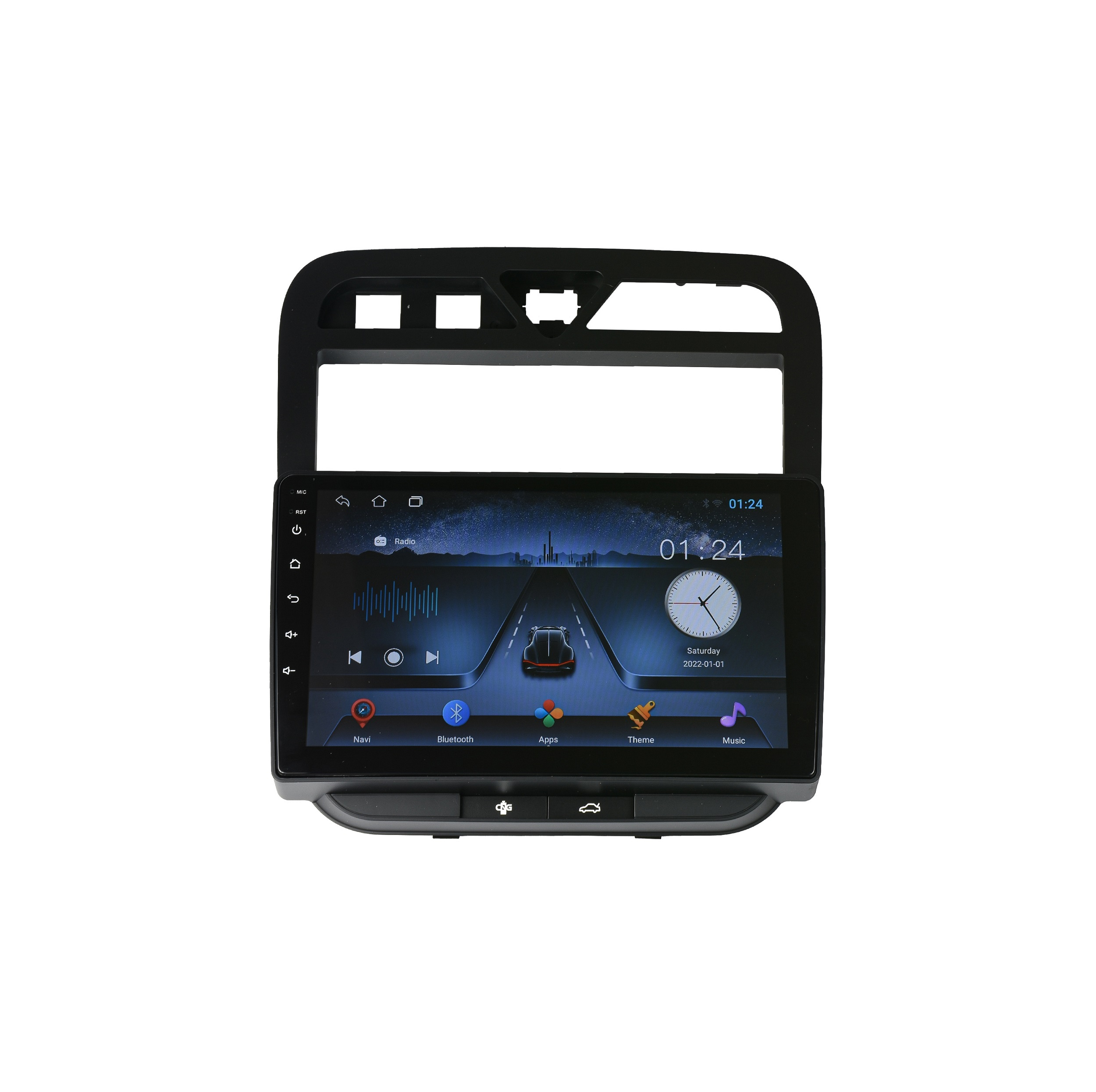 مانیتور خودرو کاروین مدل s800 با برد TS مناسب برای سمند EF7