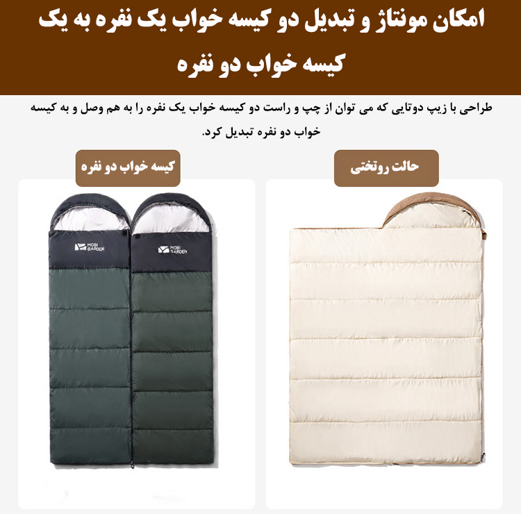 کیسه خواب یک نفره مدل NX21562009