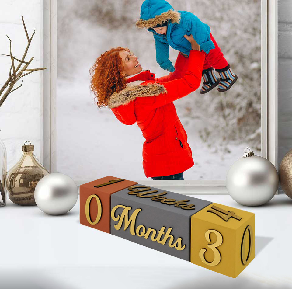 استند رومیزی کودک مدل گاهشمار سن کد MKids35-AC-Type2