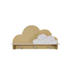 شلف دیواری اتاق کودک طرح ابر مدل MKids52-Cream