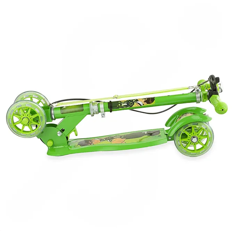 اسکوتر رجال مدل چهار چرخ کد Folding به همراه زنگ هشدار ظرفیت وزنی 75 کیلوگرم