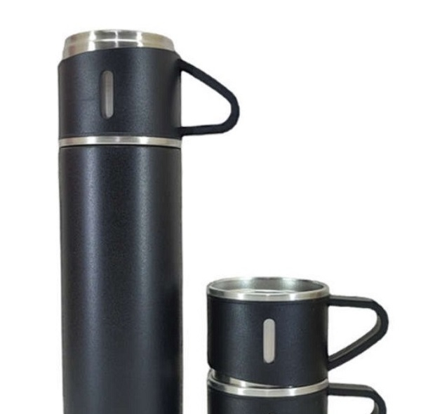 فلاسک مدل hot-cold کد m1 گنجایش 0.5 لیتر به همراه لیوان مجموعه 3 عددی