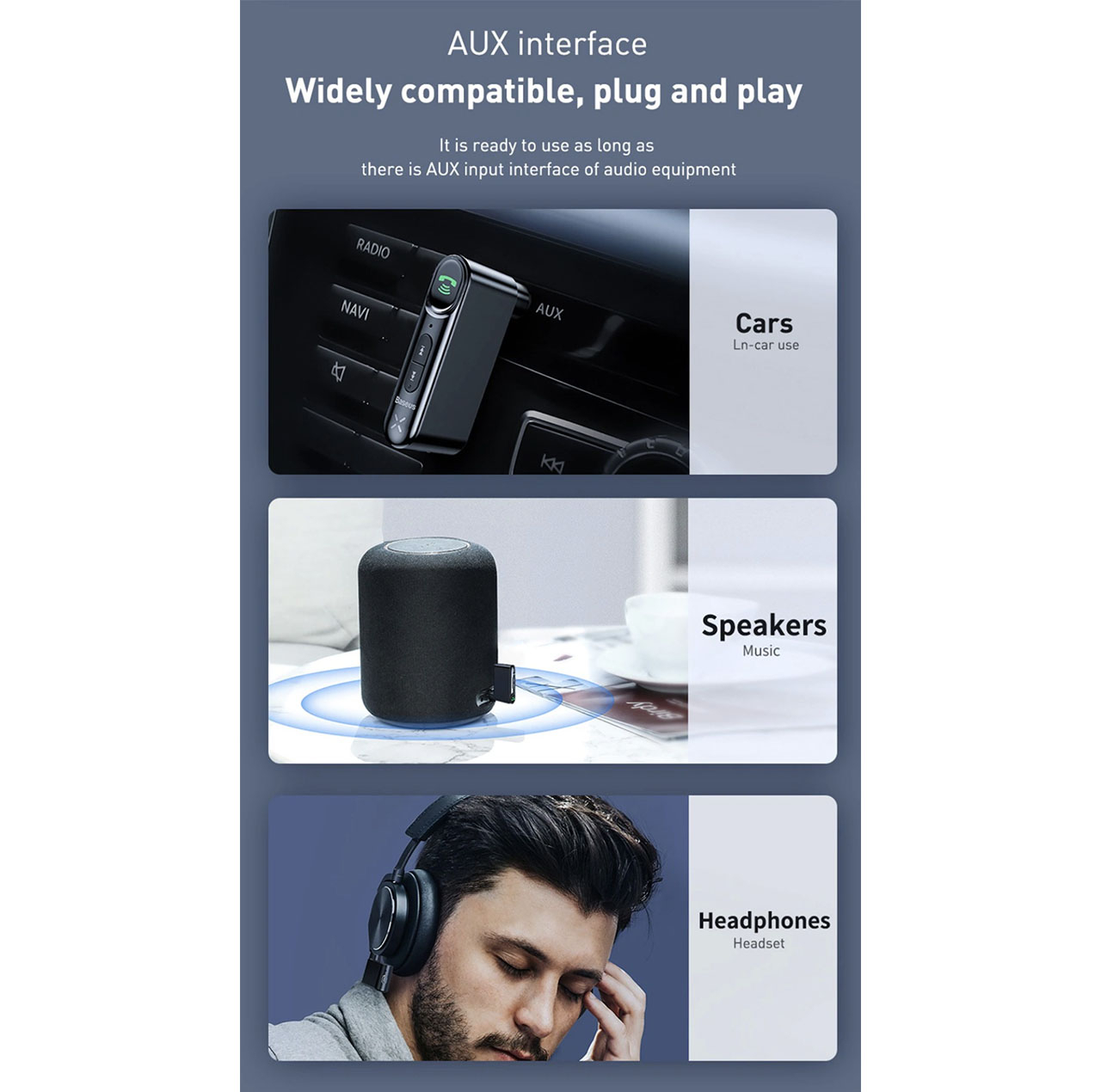 گیرنده بلوتوثی موزیک بیسوس مدل WXQY-01