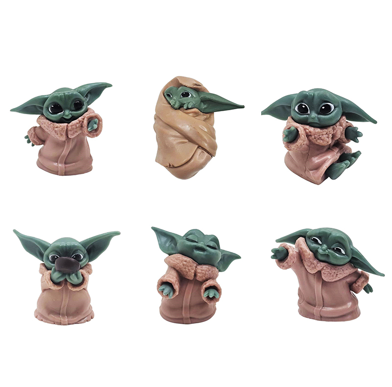 فیگور طرح یودا مدل Starwars 10 ارتفاع 6 سانتیمتر مجموعه 10 عددی