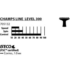 راکت پینگ پنگ دونیک مدل Champs Line 300