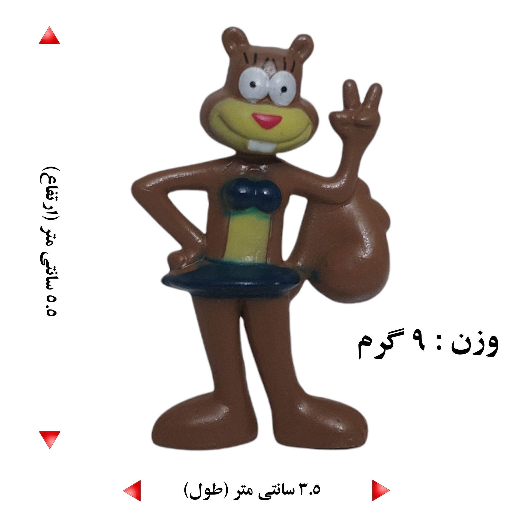 فیگور مدل باب اسفنجی کد 8-2BAB مجموعه 8 عددی