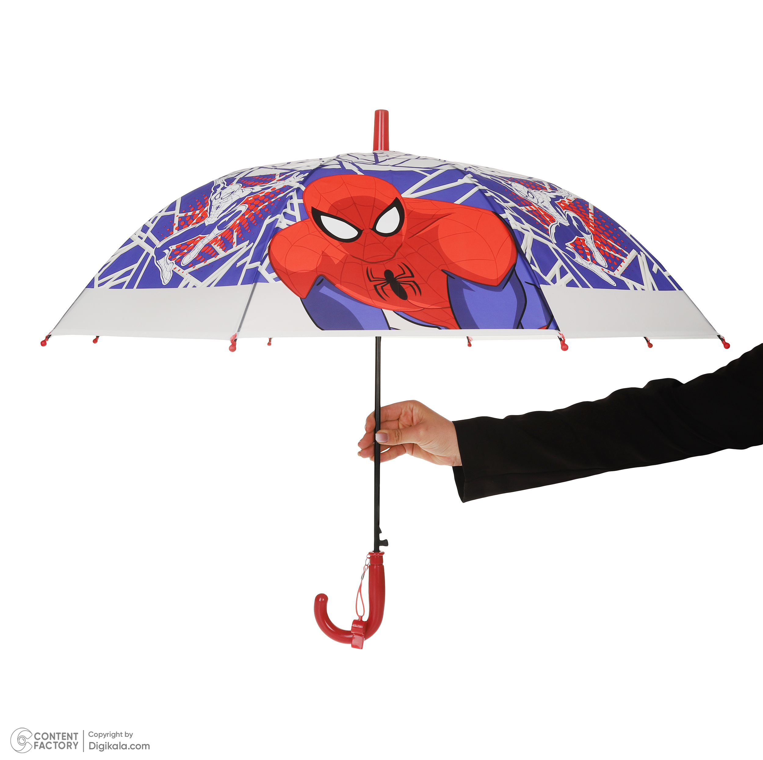 چتر بچگانه 8 پره مدل SPIDERMAN قطر 80 سانتیمتر