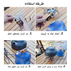 سرشعله سفری مدل KV-ZYH-003