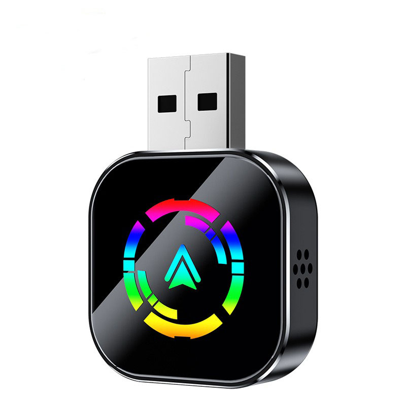 کارپلی و اندروید اتو مدل Wireless CarPlay/Android Auto Q1AS به همراه مبدل USB به USB-C