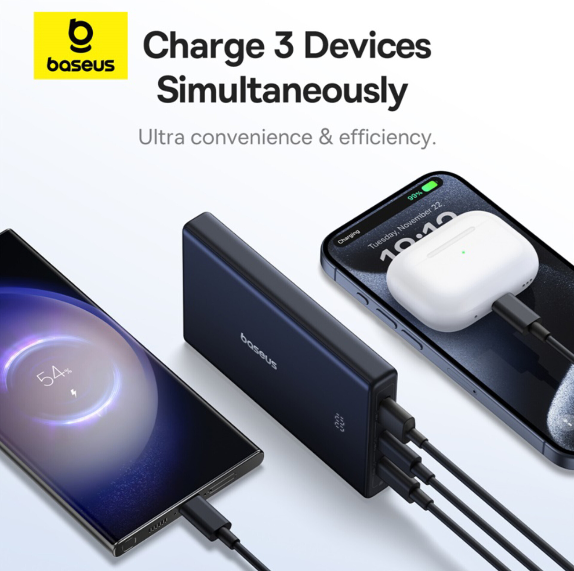 پاوربانک بیسوس مدل PicoGo 20W ظرفیت 10000 میلی آمپر ساعت